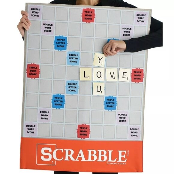 Adult Playable Scrabble Costume Board Game Interactive Halloween Party Funny NEW - Picture 1 of 6